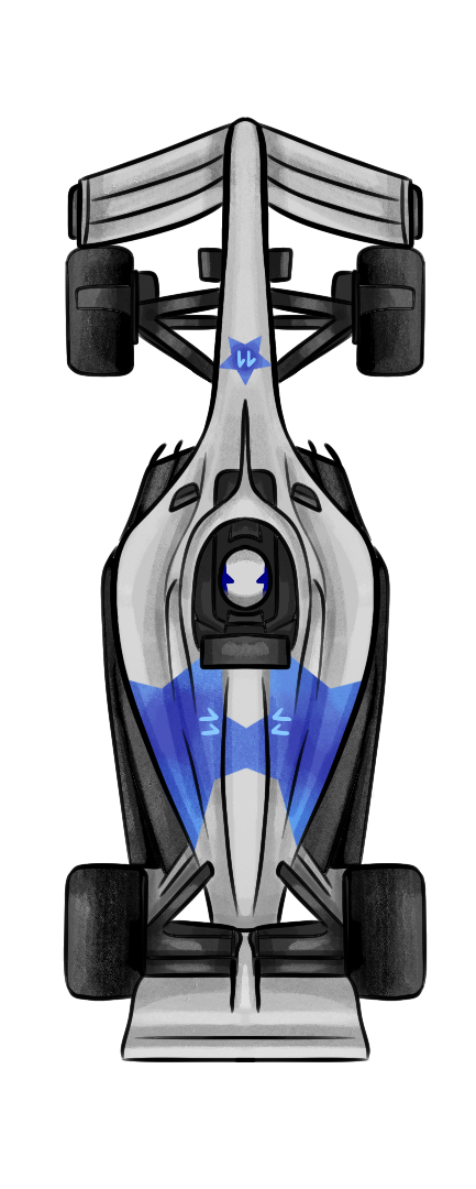 F1 Car Top View